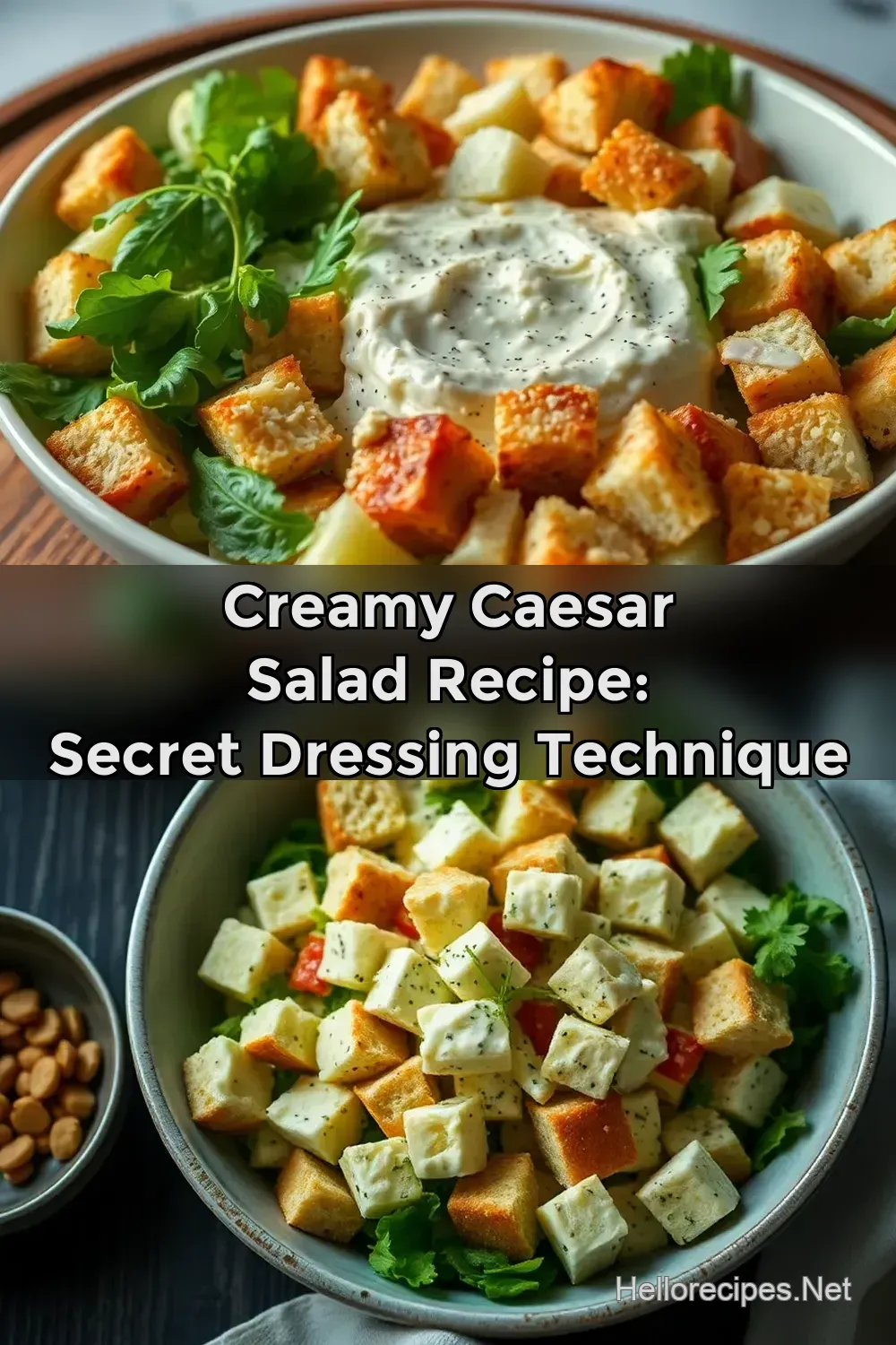 Creamy Caesar Salad Recipe: Secret Dressing Technique