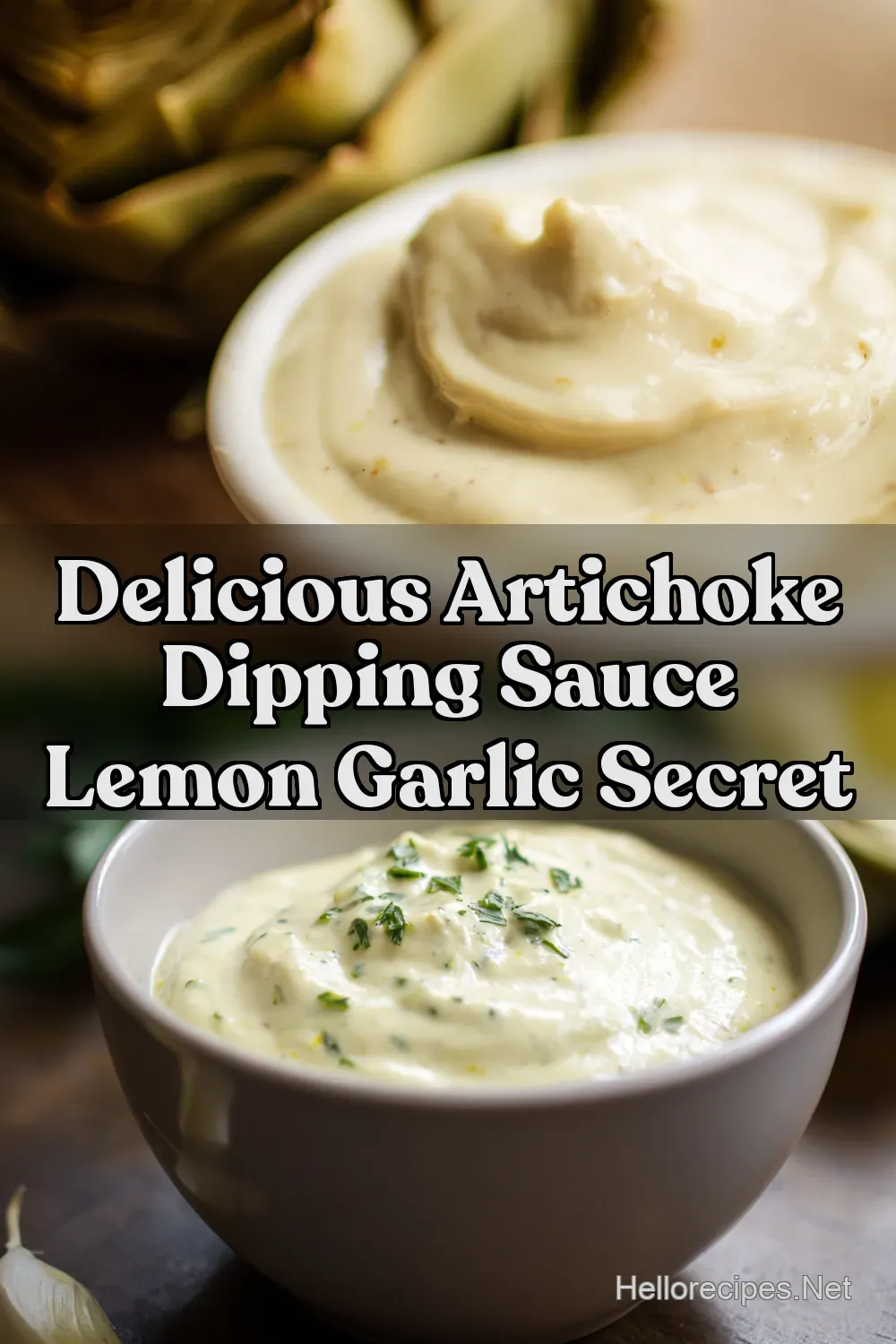 Zesty LemonGarlic artichoke dipping sauce My Secret Recipe