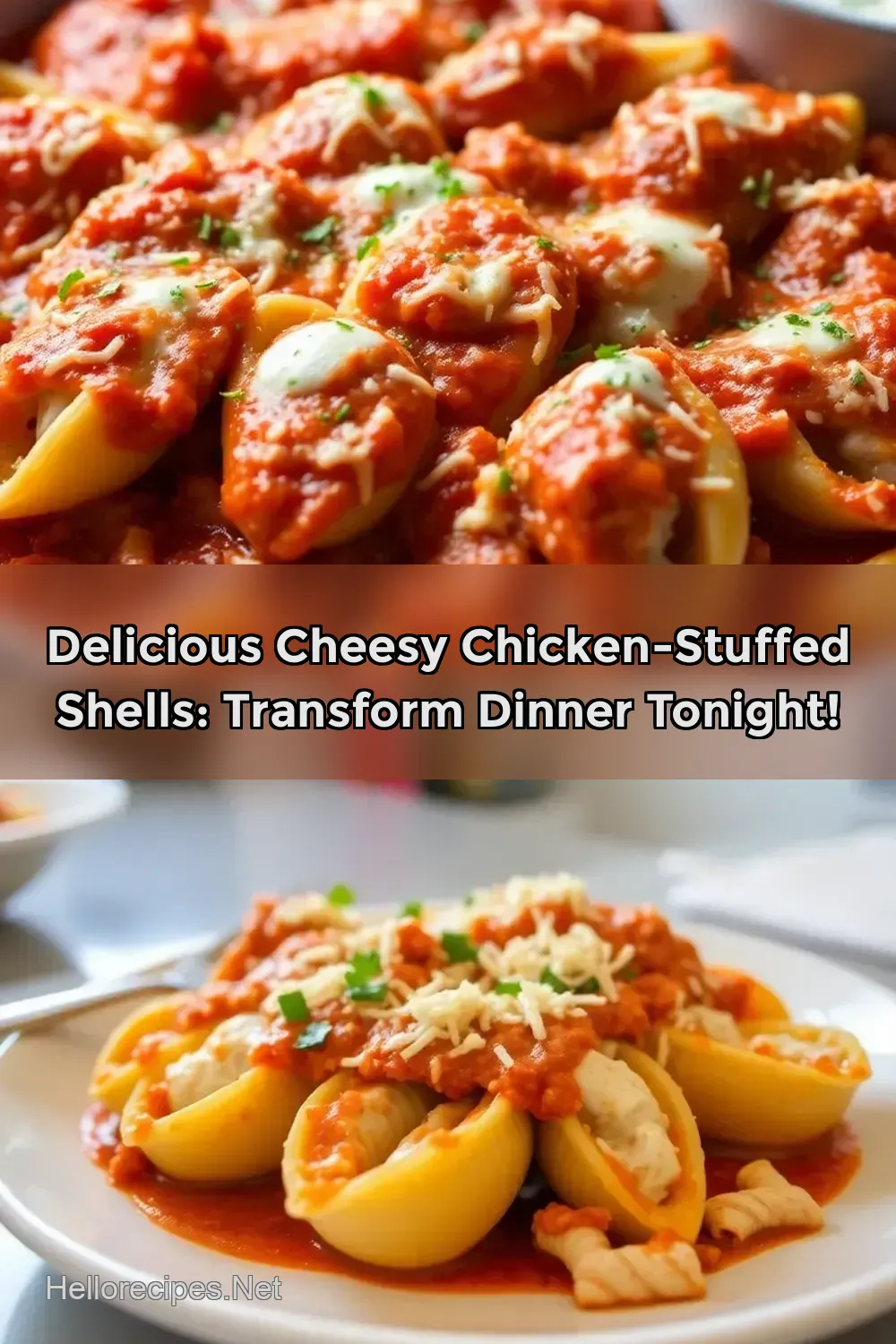 Cheesy Chicken-Stuffed Shells: A Family Favorite for…