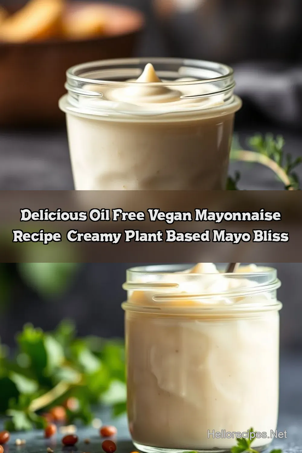 Silky Smooth Vegan Mayonnaise Recipe – Easy, Oil-Free…