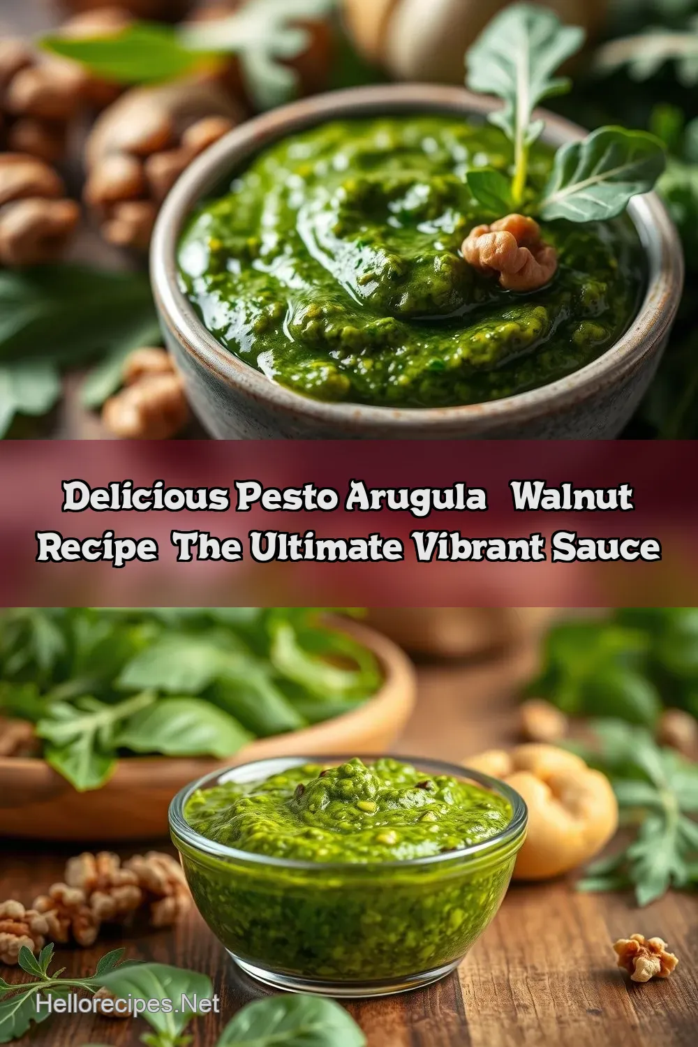 Easy & Rustic pesto recipe with walnuts: My Family’s…