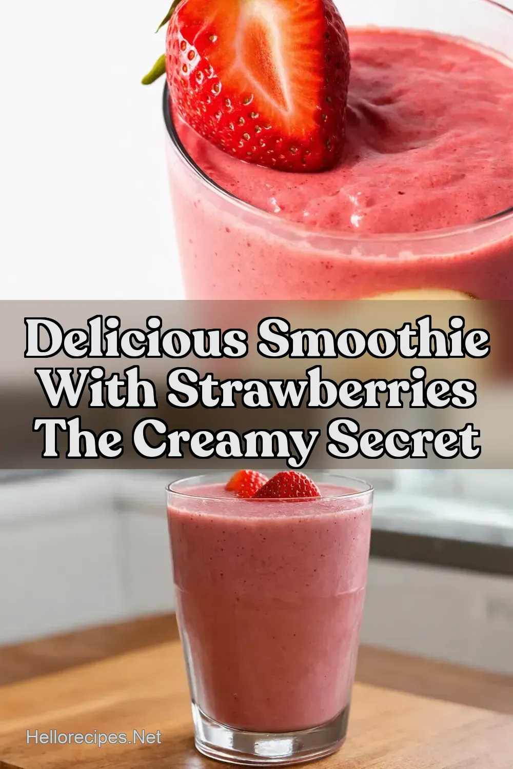 Strawberry Banana Smoothie Recipe My Quick Easy Breakfast