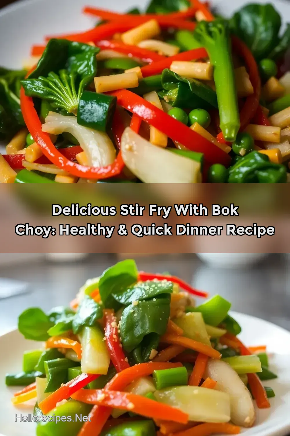Vibrant Stir Fry with Bok Choy: Quick, Easy & Full of Flavor