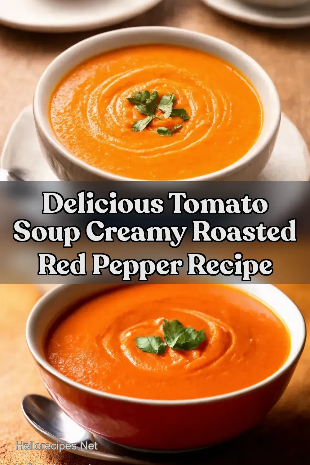 Creamy Tomato Soup My Roasted Red Pepper Upgrade good soup…
