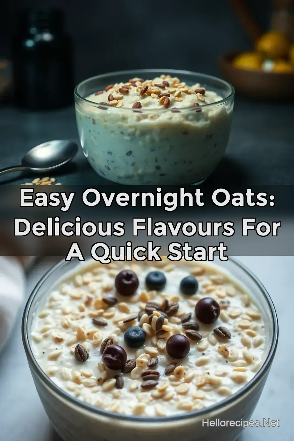 Rise & Shine Overnight Oats: Your Easy Flavour Adventure!
