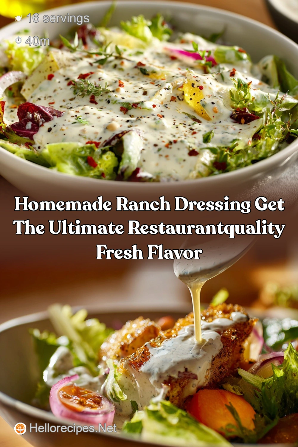 Homemade Ranch The Chefs Guide to Fresh UltraCreamy Dressing
