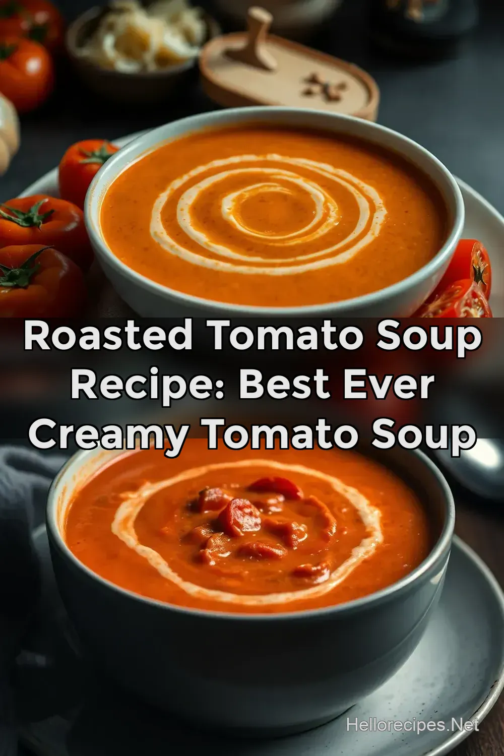 Roasted Tomato Soup Recipe: Best Ever Creamy Tomato Soup
