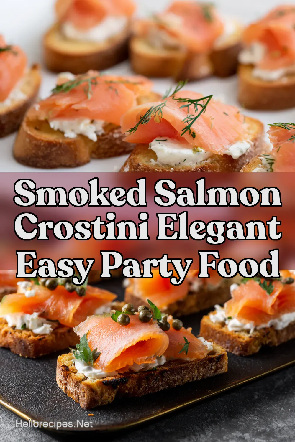 Smoked Salmon Crostini Ridiculously Easy Appetizers - Hello…