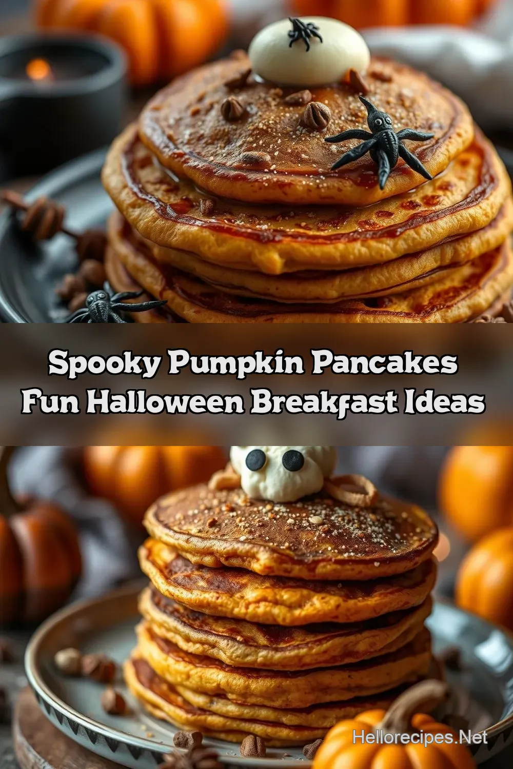 Charming Halloween Breakfast Ideas: Spooky Pumpkin Pancakes…