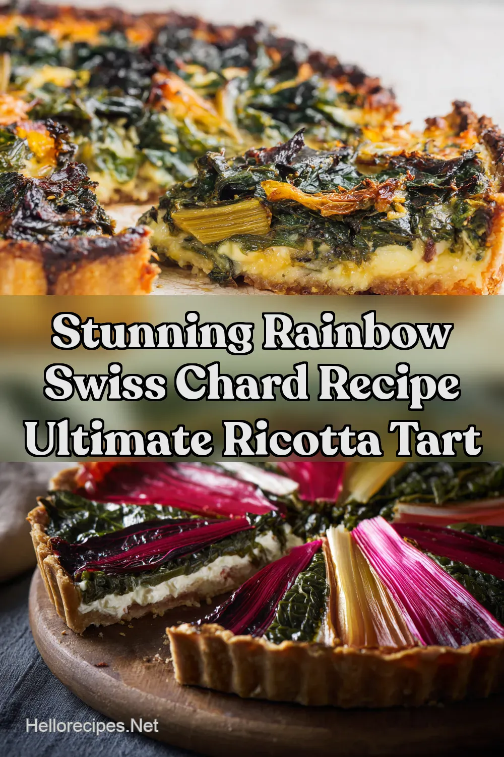 Rainbow Chard Ricotta Tart A Taste of Tuscany - Hello…