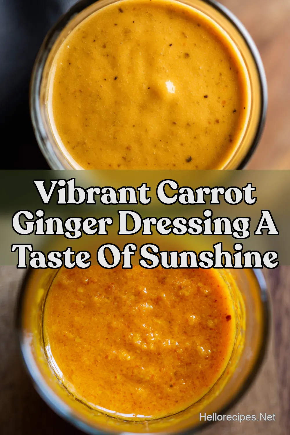 Sunshine Carrot Ginger Dressing My GoTo Recipe - Hello…
