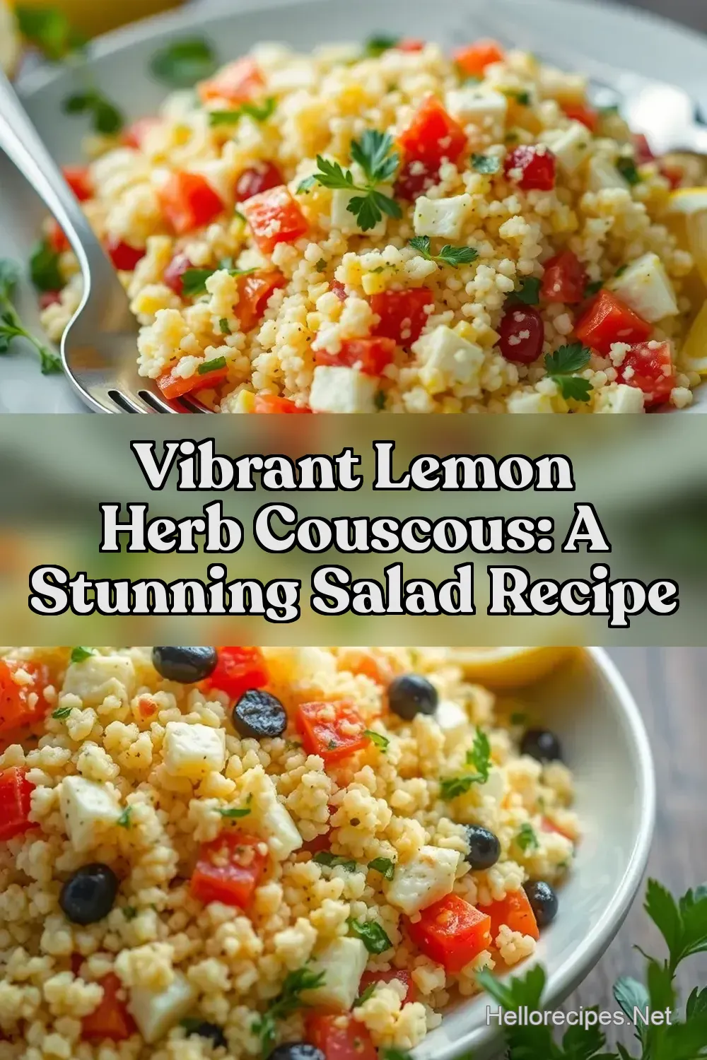 Lemony Couscous Salad Recipe: A Taste of Summer! - Hello…