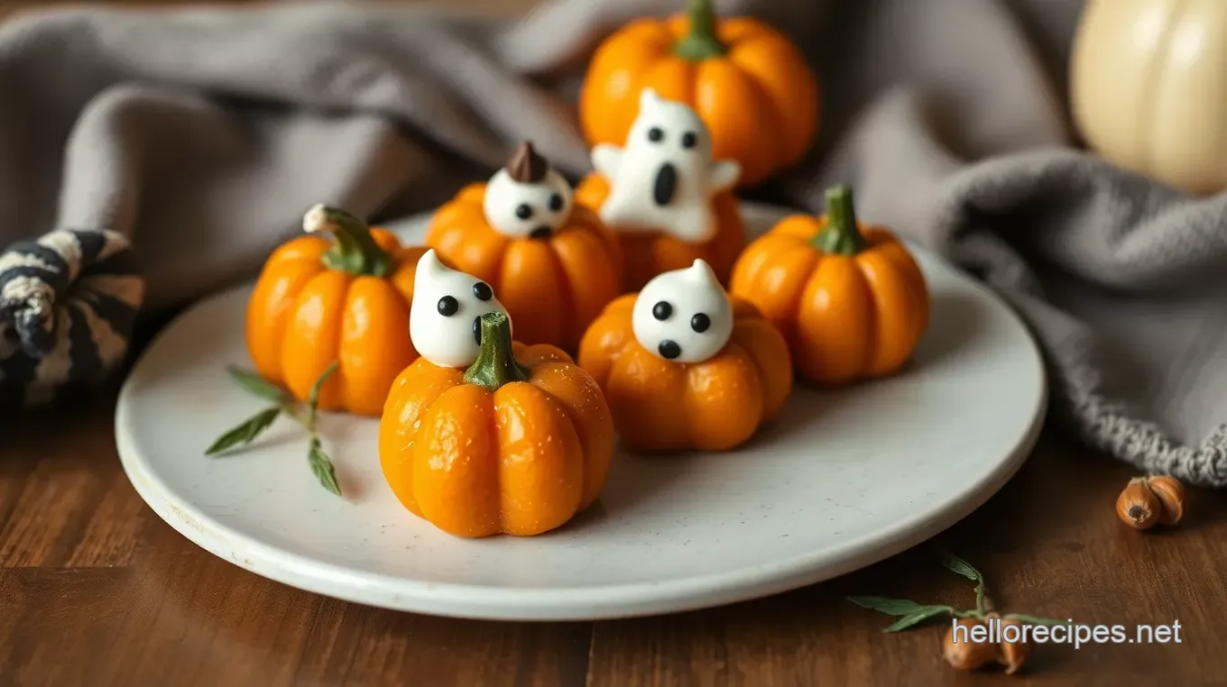 Make Mini Orange Pumpkins & Ghost Bananas