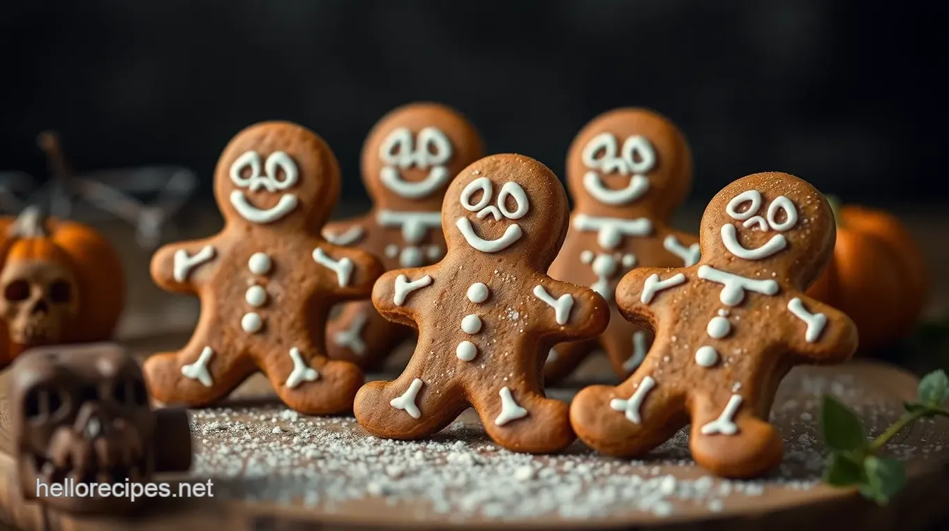 Skeleton Gingerbread Men