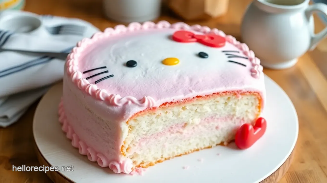 Hello Kitty Cake Recipe