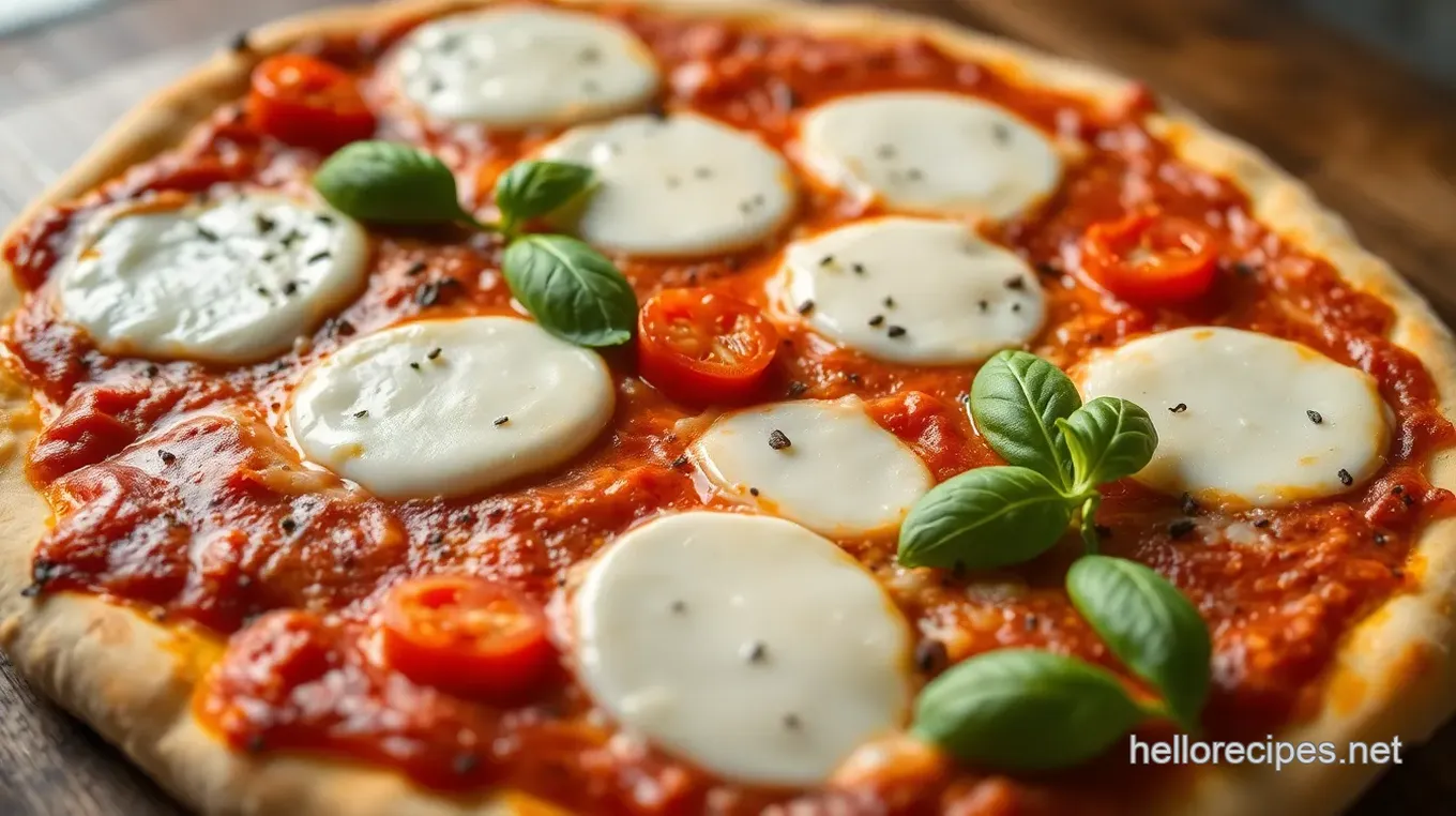 Classic Fresh Mozzarella Pizza