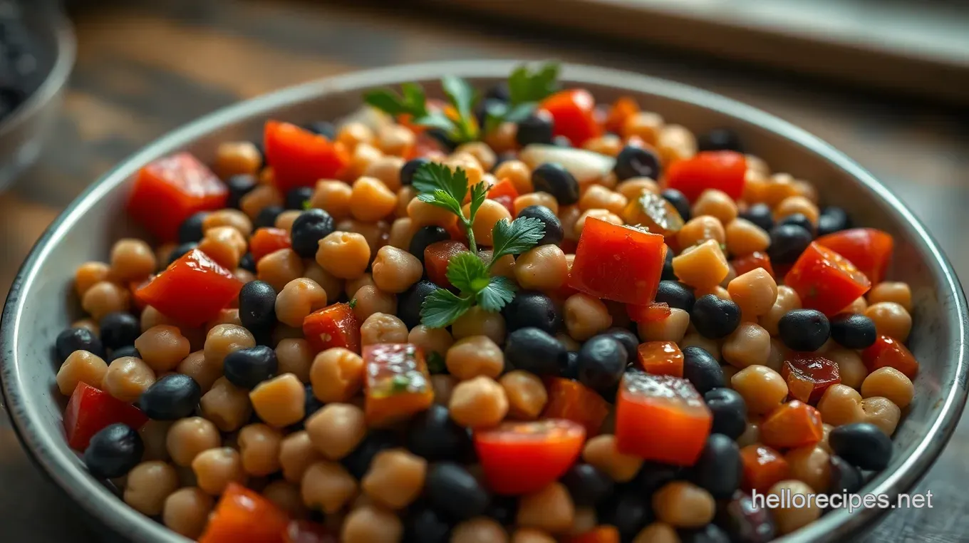 Bright and Flavorful Bean Salad: Easy Simple Bean Recipes for All Bright and Flavorful Bean Salad