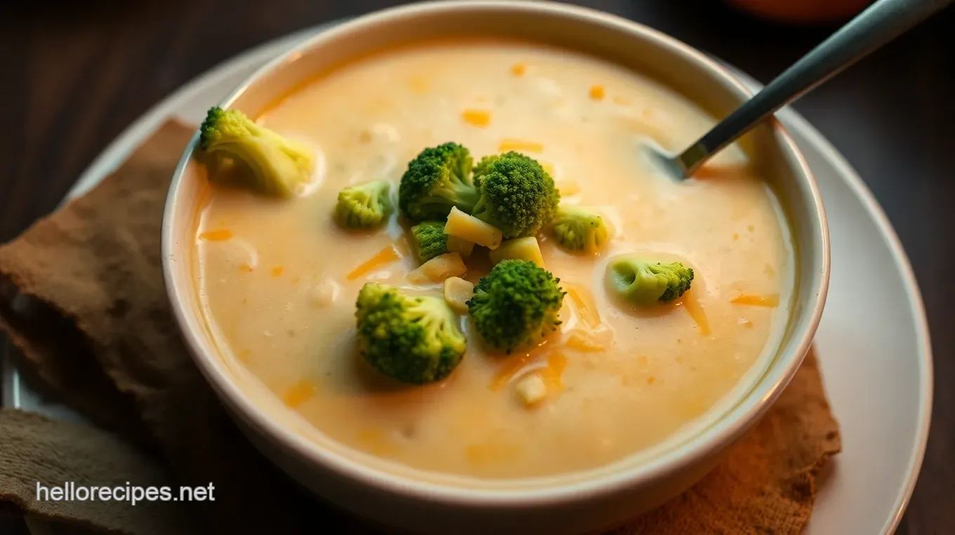 Cheesy Comfort: Easy Cream of Broccoli and Cheddar Soup Recipe Cheesy Comfort: Cream of Broccoli and Cheddar Soup