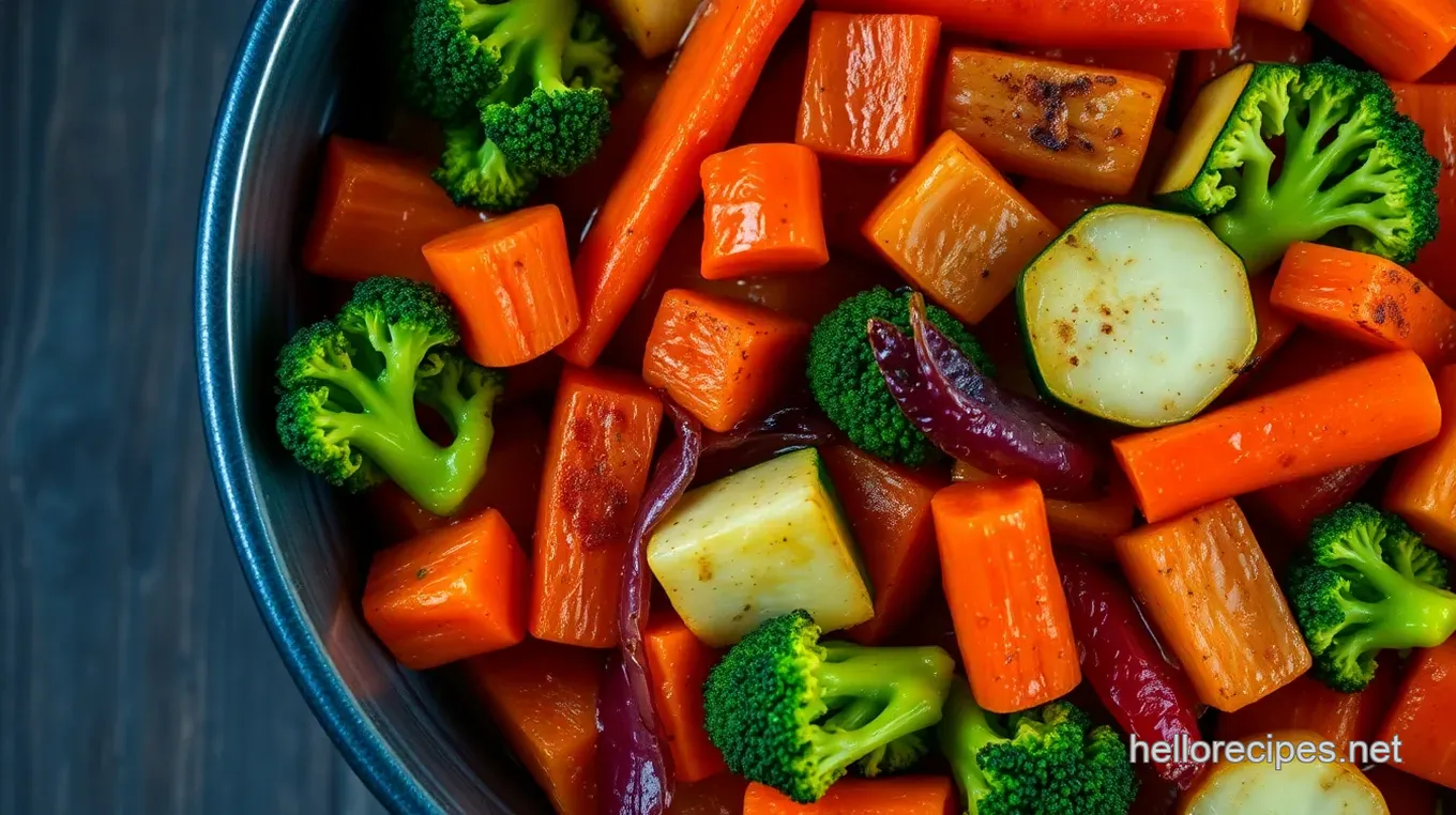 Easy & Crispy Roasted Vegetables in Air Fryer: A Healthy Family Favourite Crispy Air Fryer Roasted Vegetables: A Healthy Sidekick
