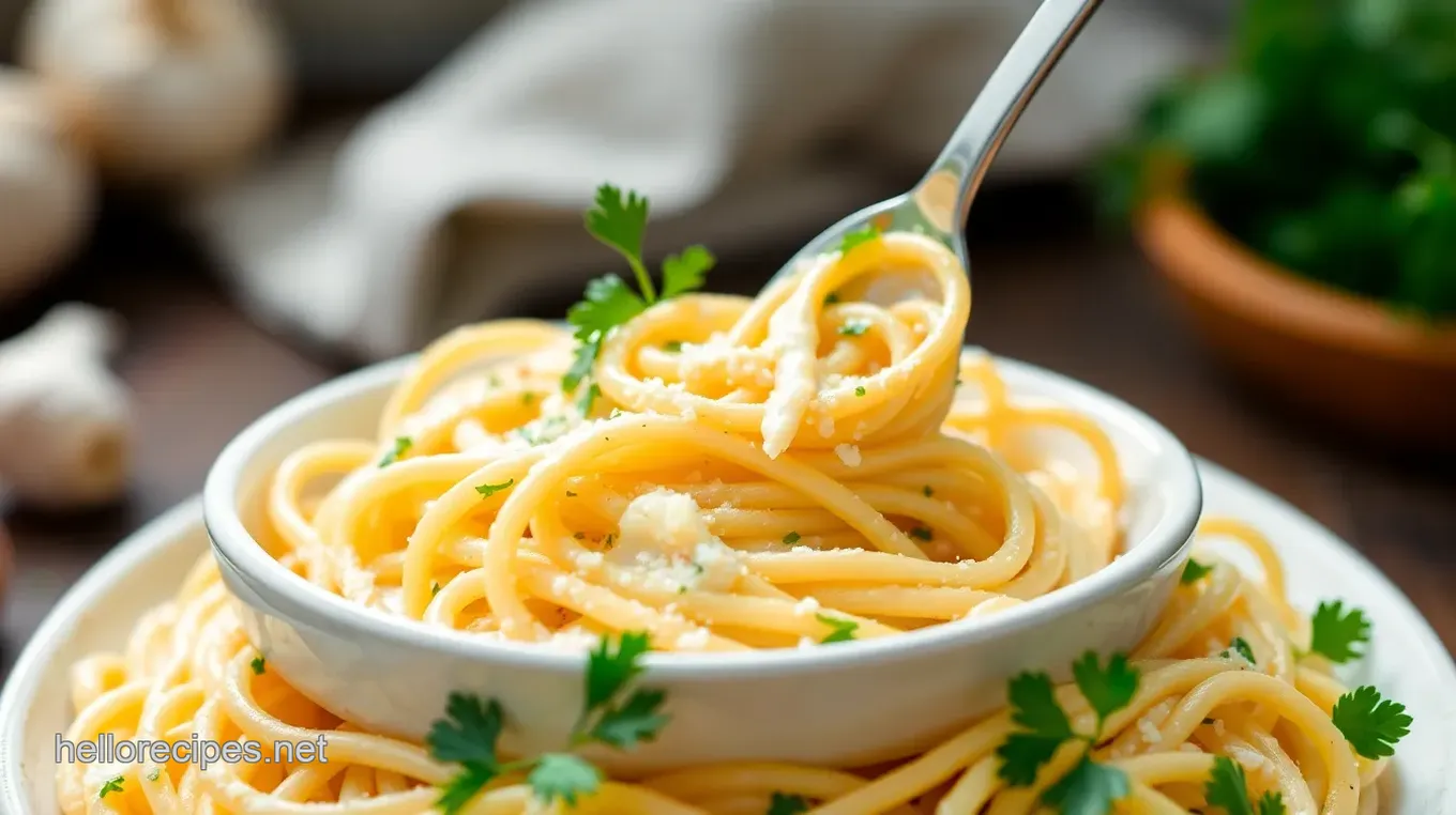 Creamy Garlic Parmesan Pasta