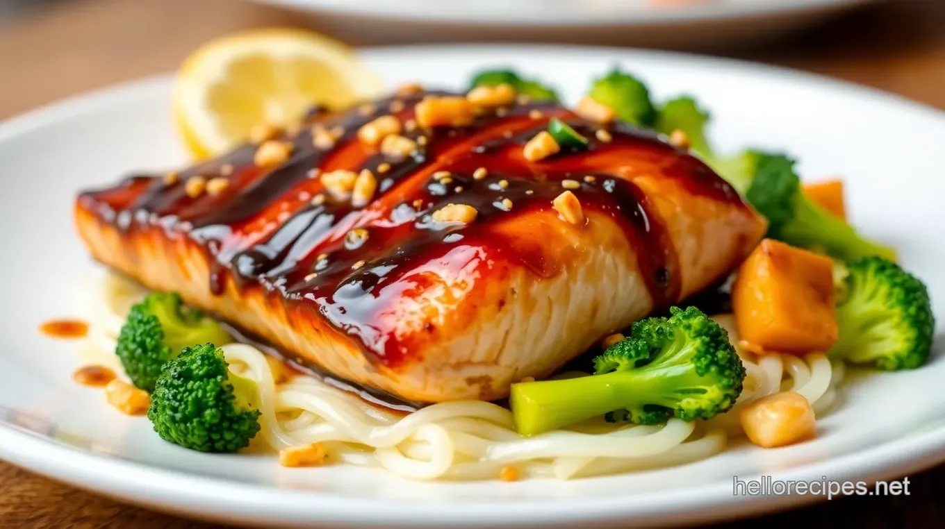 Ginger Soy Glazed Salmon with Veggie Stir-Fry