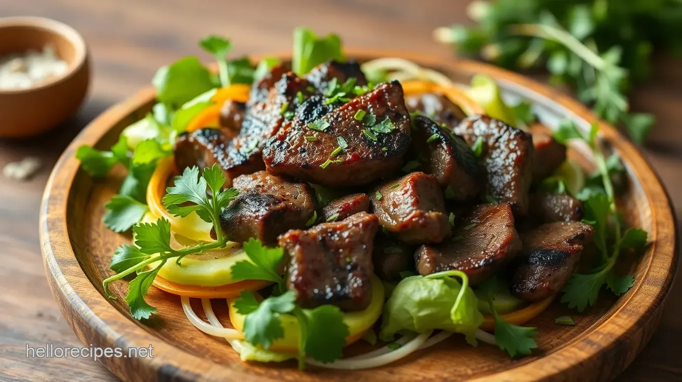 Grilled Thai Beef Salad with Fresh Herbs