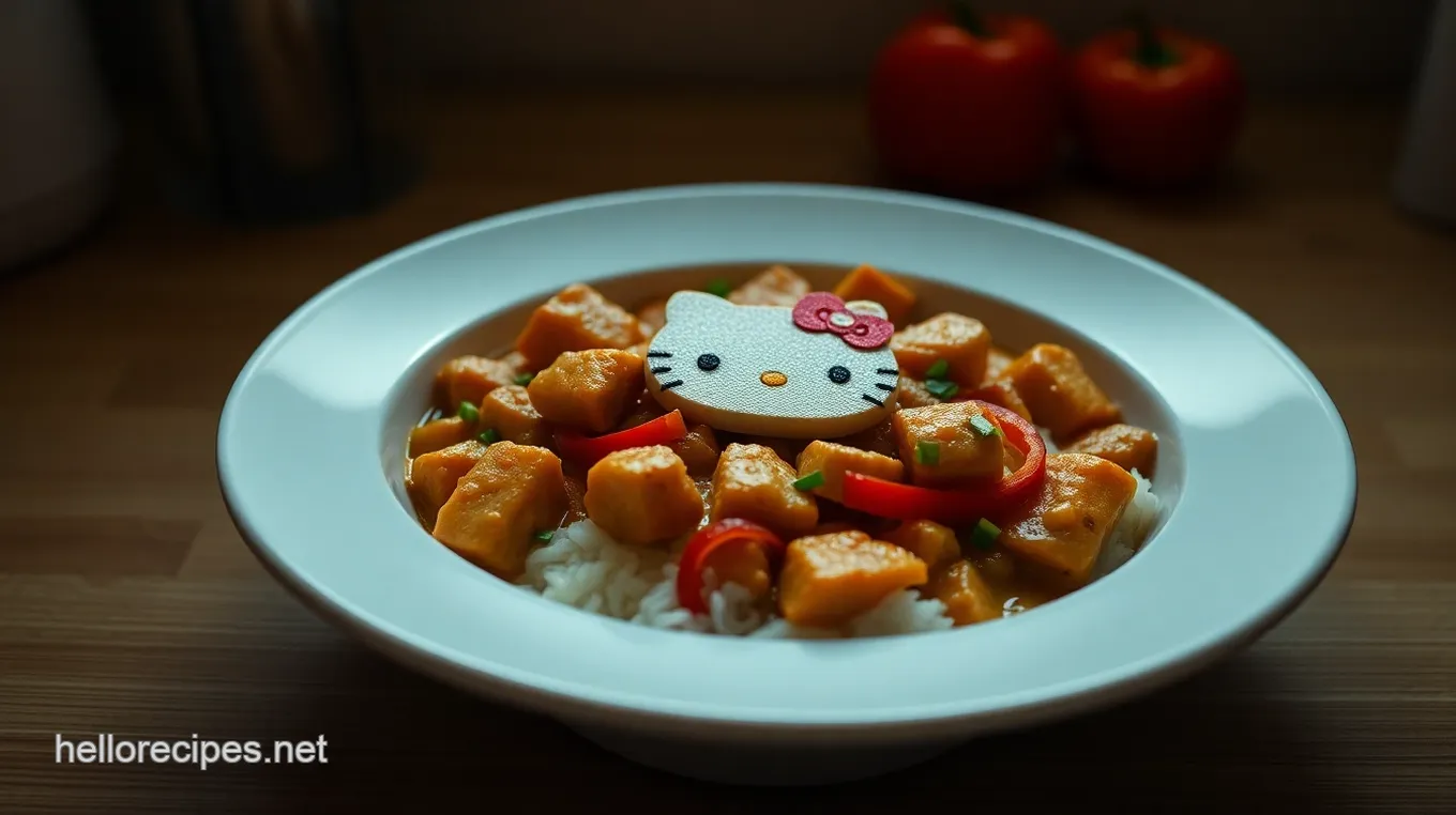 Hello Kitty Slow Cooker Chicken Curry