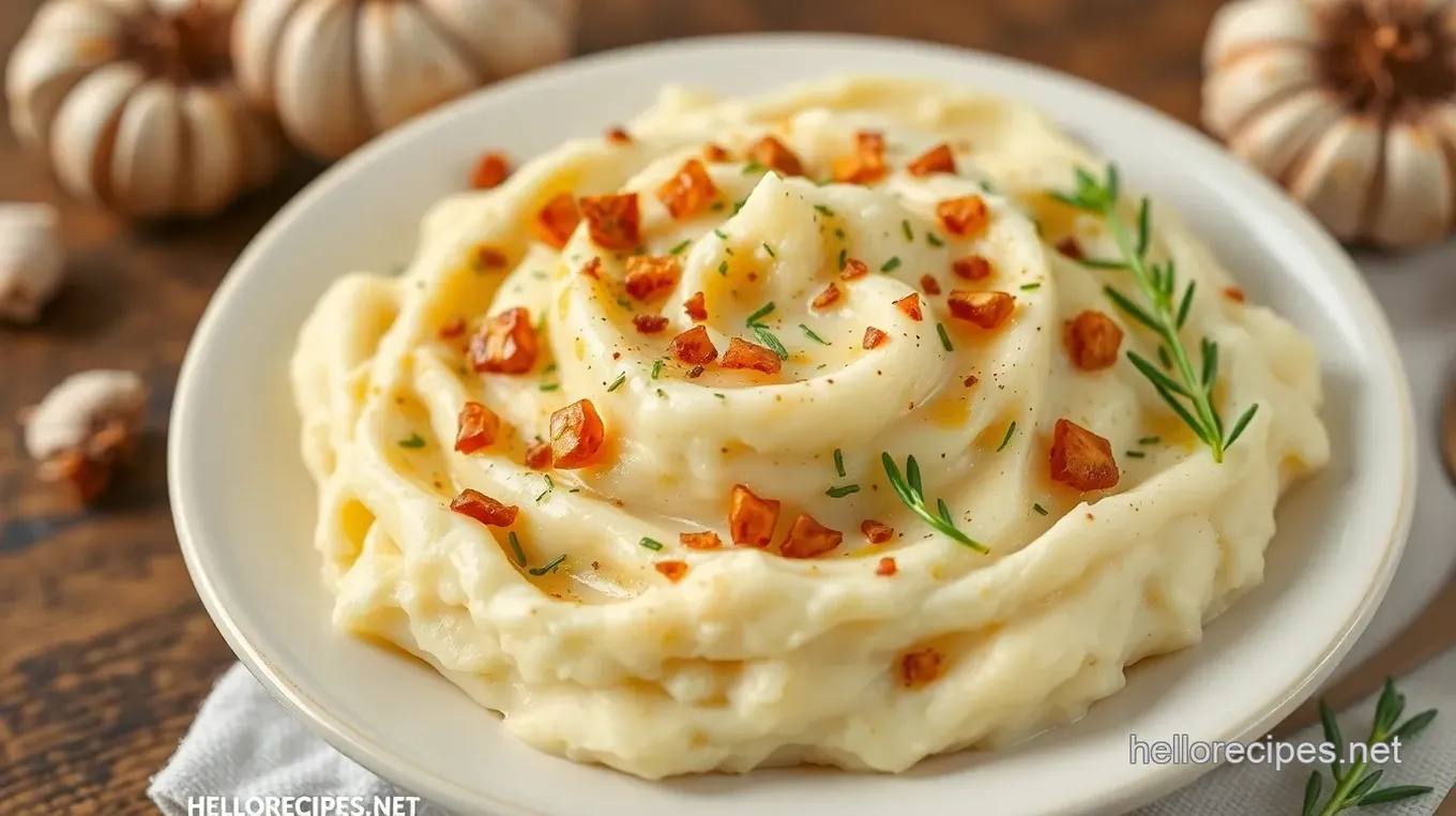 Roasted Garlic Mashed Potatoes