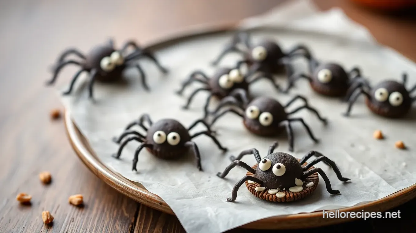 Easy No-Bake Oreo Spiders for Halloween