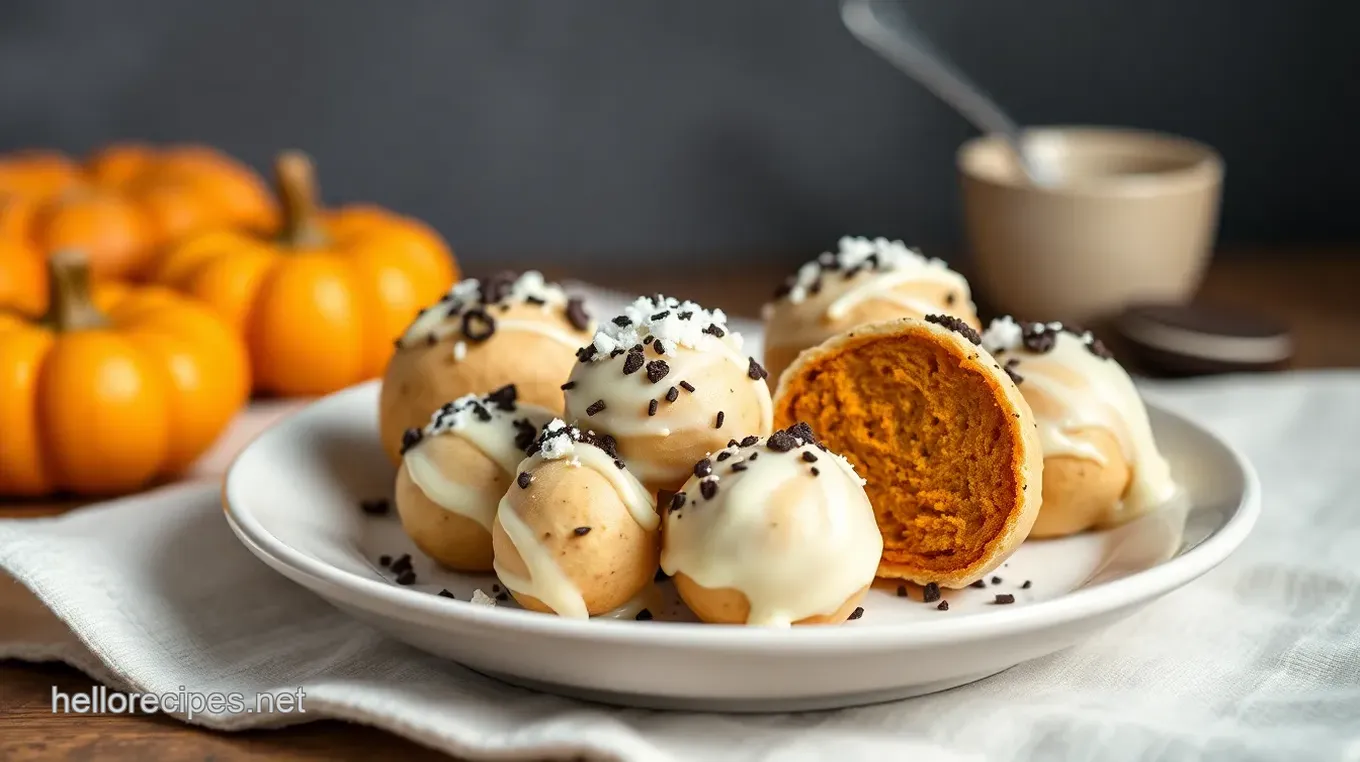 Pumpkin Oreo Balls