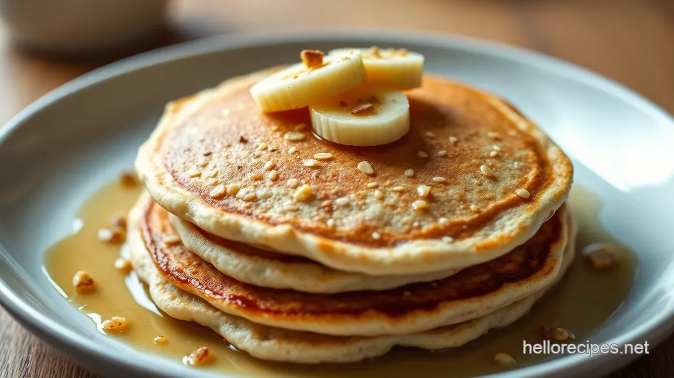 Fluffy Oat Flour Banana Pancakes: A Wholesome Breakfast Treat Oat Flour Banana Pancakes