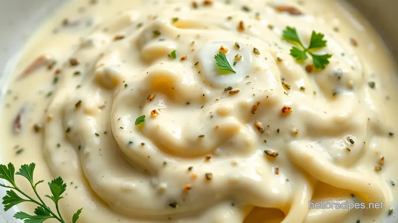 Creamy Garlic Sauce Recipe