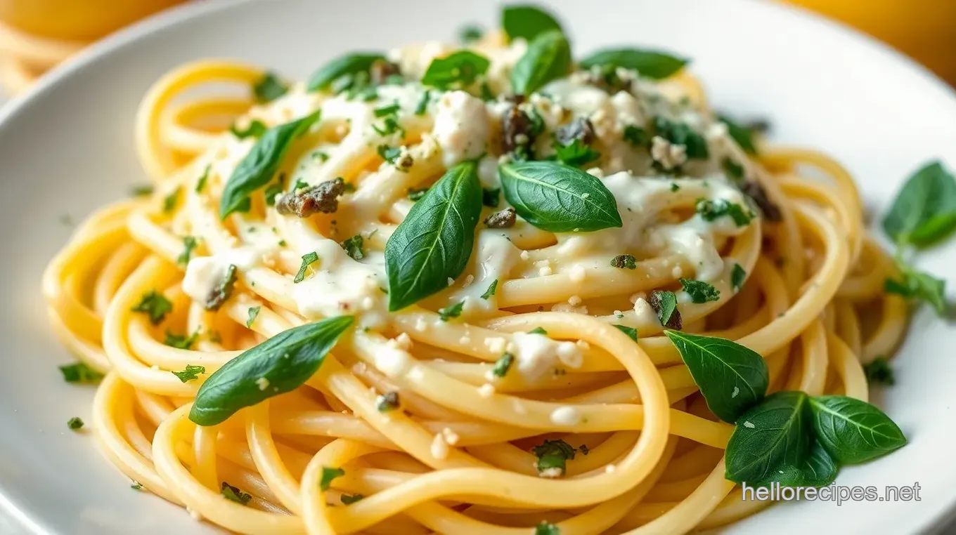 Creamy Fresh Herb Pasta