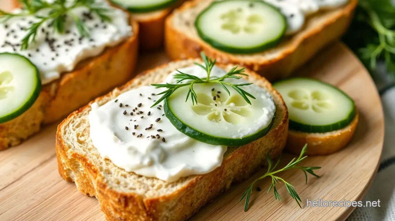 Classic Cucumber Sandwiches