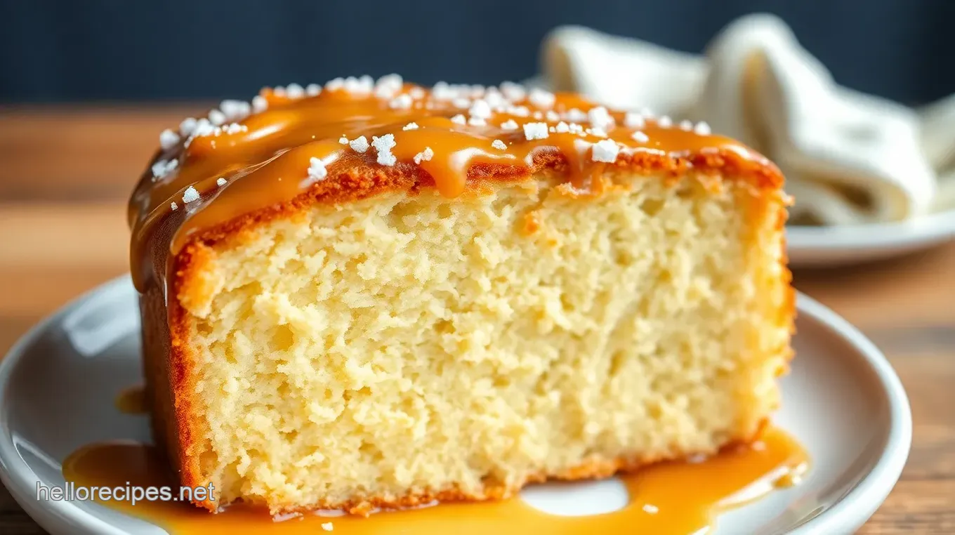 Salted Caramel Kentucky Butter Cake: The Ultimate Moist Delight!