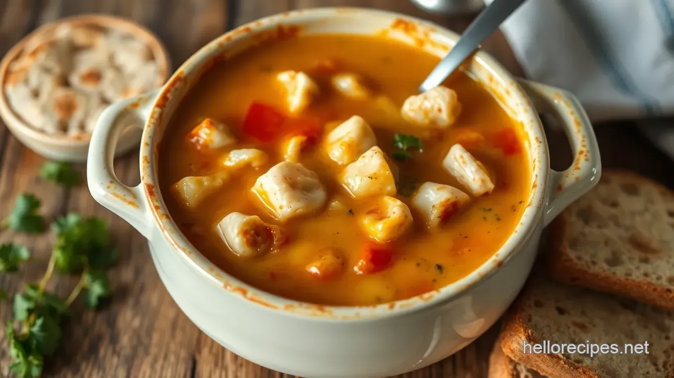 Hearty Slow Cooked Chicken Pot Pie Soup