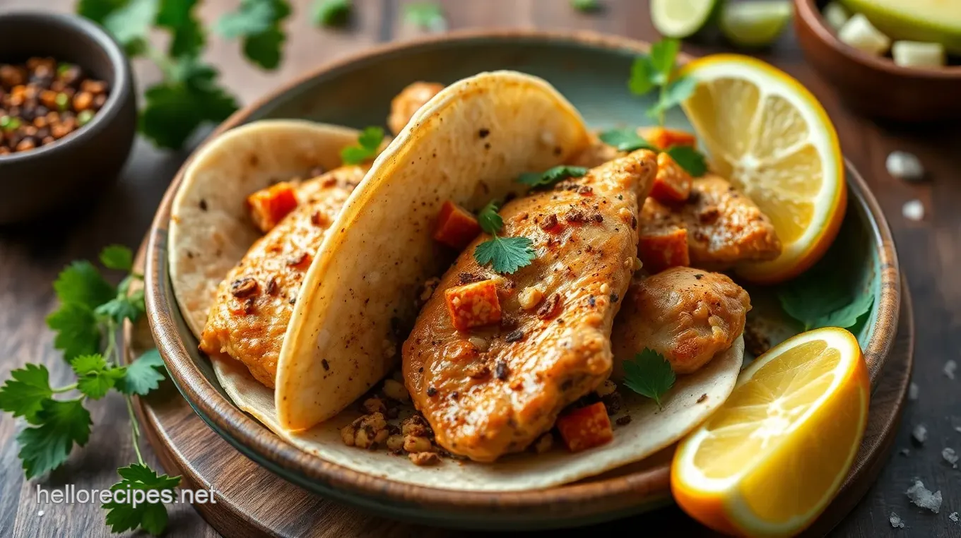 Southwest Spice Roasted Chicken Tacos