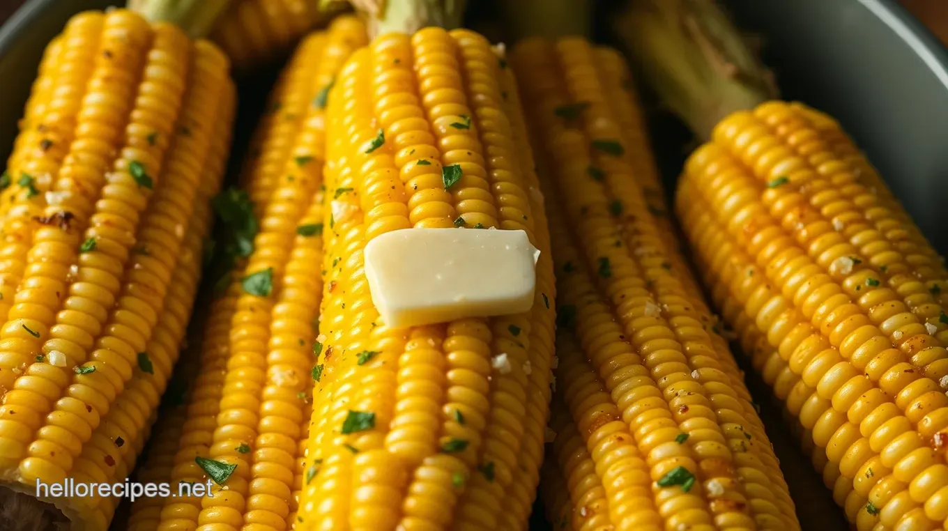 Easy & Juicy recipe corn on the cob: My Fail-Proof Herb Glazed Method Sweet Summer Corn on the Cob with Herb Butter