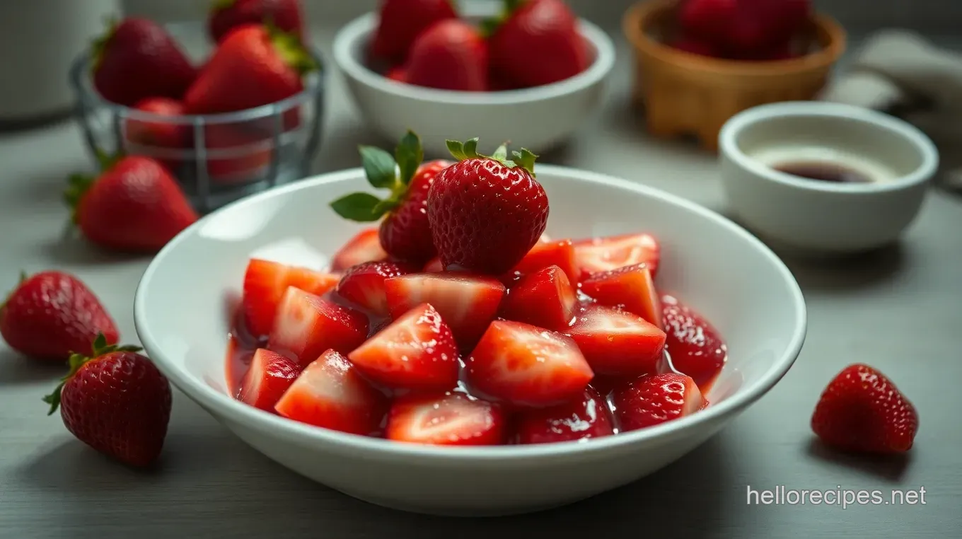 Sweet & Tangy Strawberry Compote Recipe – Easy Fruity Topping Sweet & Tangy Strawberry Compote – The Perfect Fruity Topping