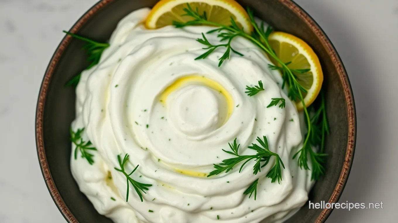 Zesty Dill Dip with Creamy Yogurt