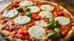 Bake Mozzarella Pizza with Fresh Toppings