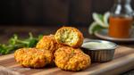 Fried Broccoli Cheese Balls - Crispy Snack