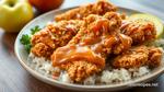 Fried Chicken Tenders with Sweet Apple Glaze