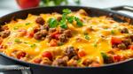 Quick One-Pan Beef Skillet with Cheese