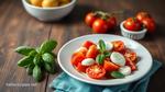 Quick Tomato Salad with Fresh Mozzarella