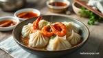 Steam Chicken Dumplings with Prawns in 45 min