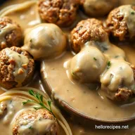 The BEST Swedish Meatballs Creamy Gravy Recipe