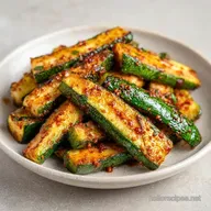Air Fryer Roasted Zucchini in 15 Minutes