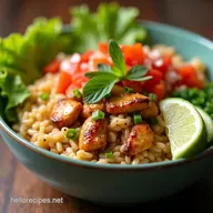 Aloha Hawaiian Chicken Bowl Quick Easy Paradise