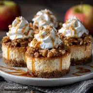 Apple Crisp Mini Cheesecakes: Easy Fall Dessert Recipe